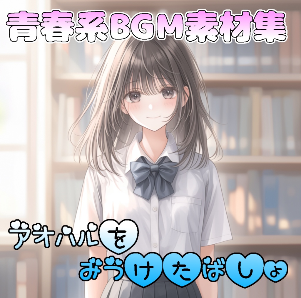 クリエイターに送る、高校生の青春と出会いをテーマにした多ジャンルのBGMを10曲集めたロイヤリティフリー音楽素材集『アオハルを見つけた場所』【ゲーム素材/動画素材/配信用BGM/作業用BGM】