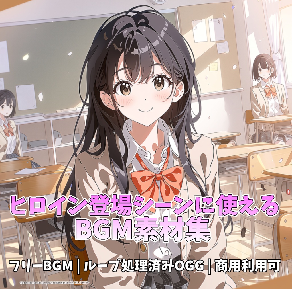 【フリーBGM素材集】ヒロインの登場シーンに使えるBGM集～君と出会ったあの日～