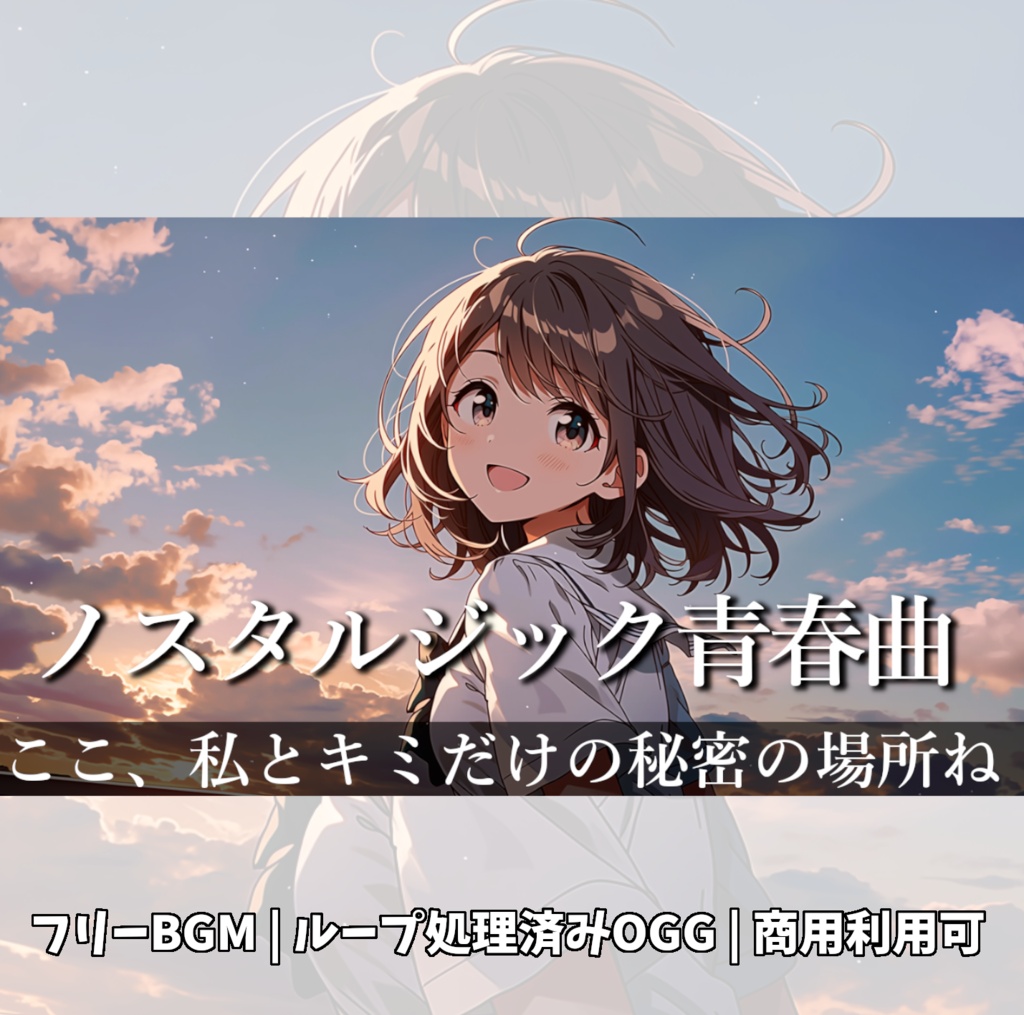 【フリーBGM】放課後の屋上、君と会った夏『夕暮れの屋上』≪青春ノスタルジックBGM≫