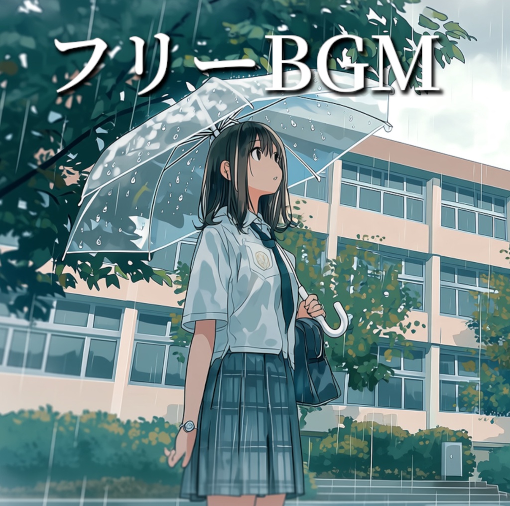 【フリーBGM】雨音と通学路｜ノスタルジック・青春・雨の日