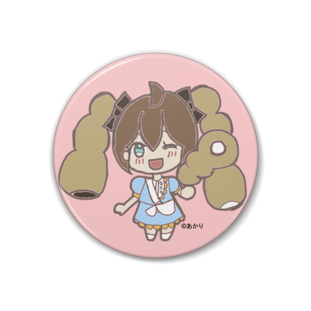 パンの子　コロネ　缶バッジ