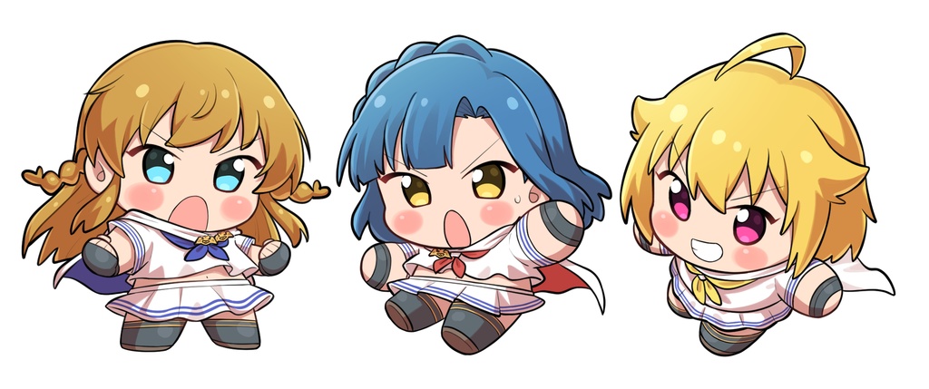 アイドルヒーローズデフォルメアクキー セット