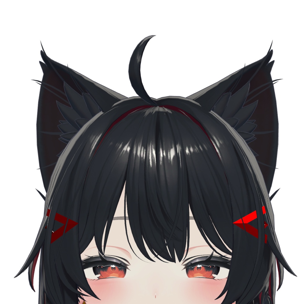 ドラゴンのJKって感じのヘアピン【VRChat】