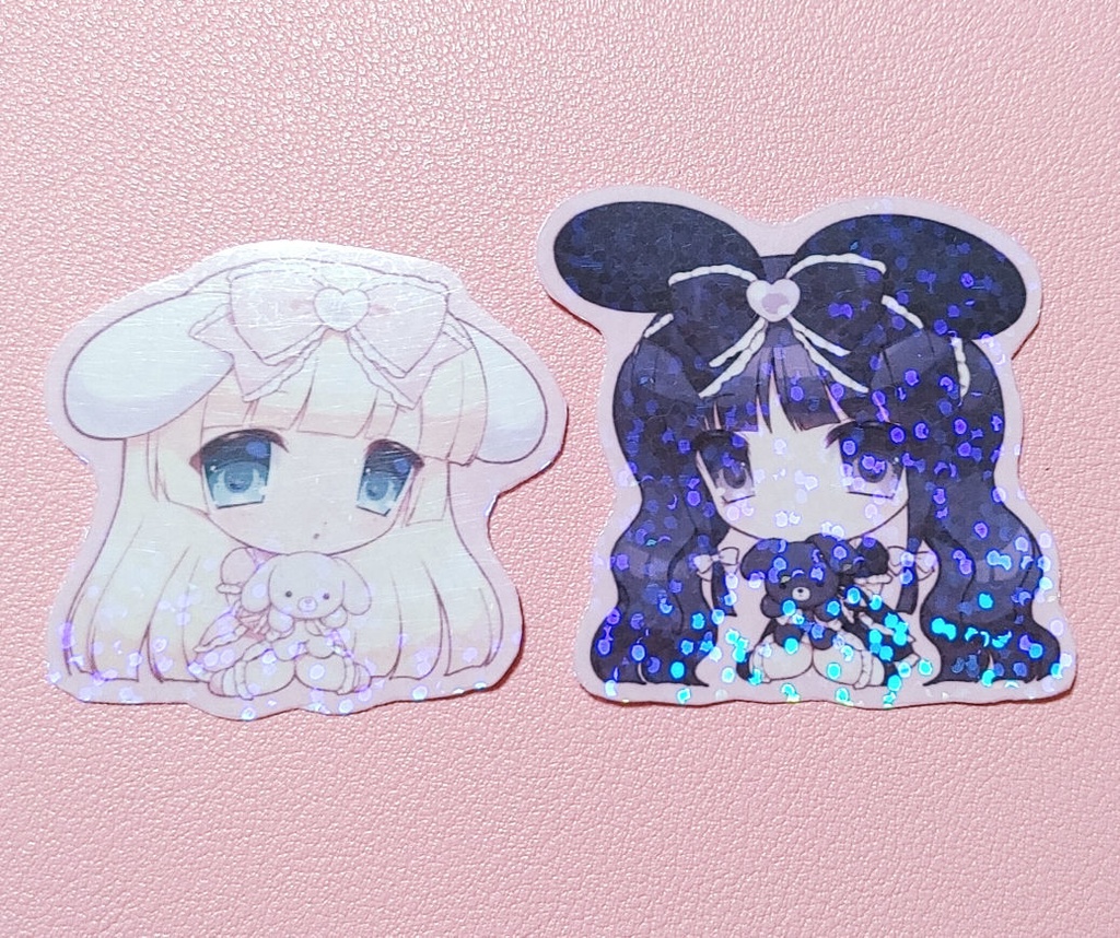 うさみみホログラムシールセット