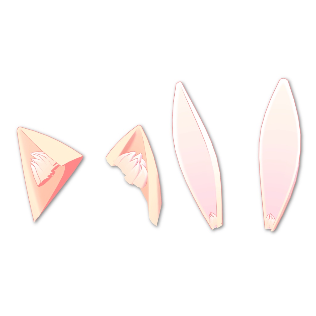 風花 けも耳セット【ねこみみ&うさみみ】