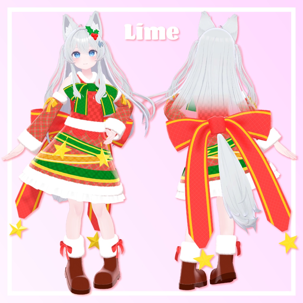 【7アバター対応】クリスマスコスチューム