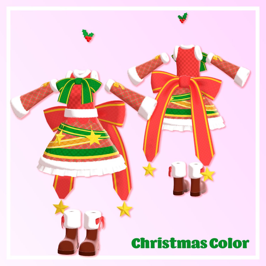 【7アバター対応】クリスマスコスチューム