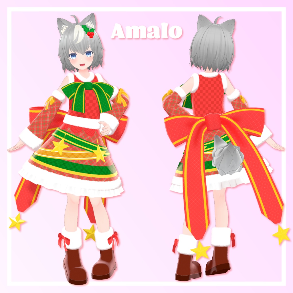 【7アバター対応】クリスマスコスチューム