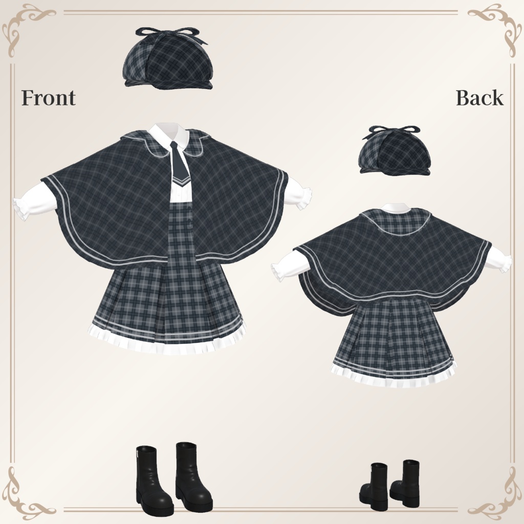 【11アバター対応】探偵のポンチョ #DetectivePoncho