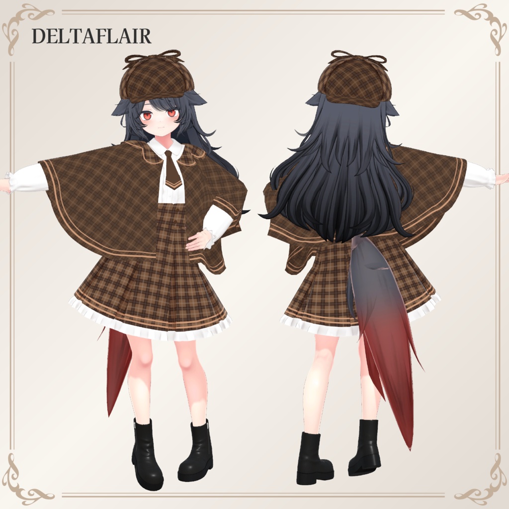 【11アバター対応】探偵のポンチョ #DetectivePoncho