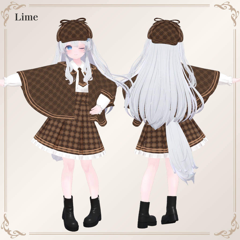 【11アバター対応】探偵のポンチョ #DetectivePoncho