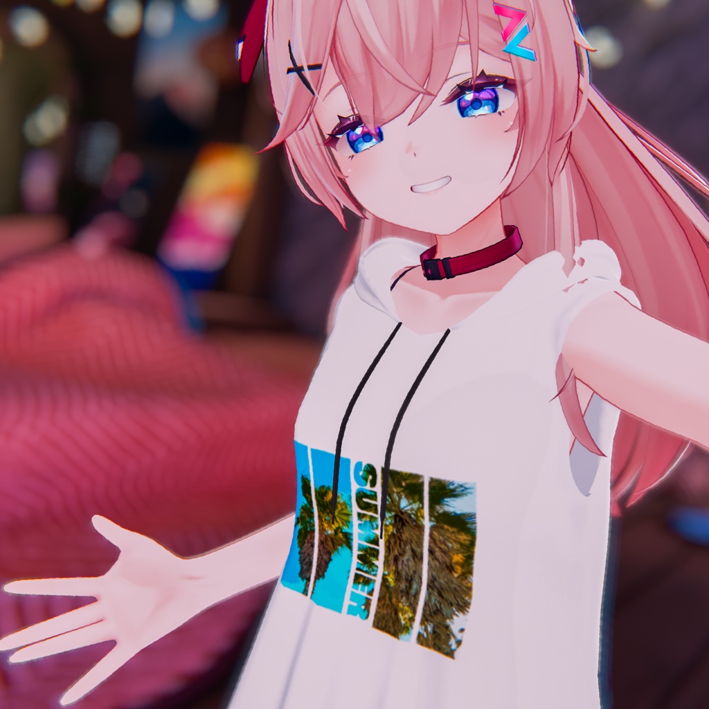 【11アバター対応】Sleeveless Hoodie