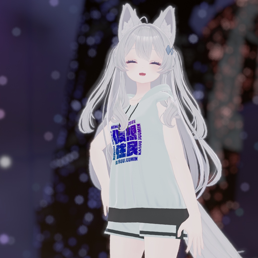 【11アバター対応】Sleeveless Hoodie