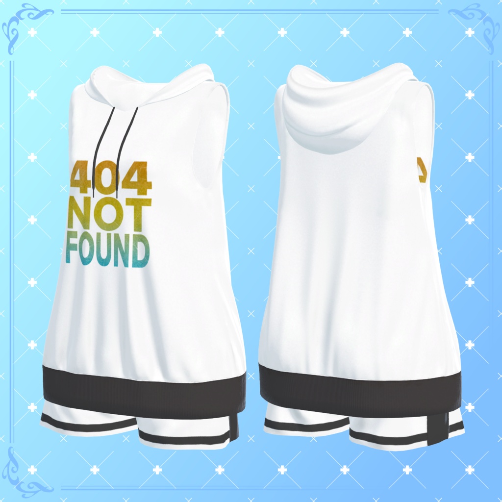 【11アバター対応】Sleeveless Hoodie