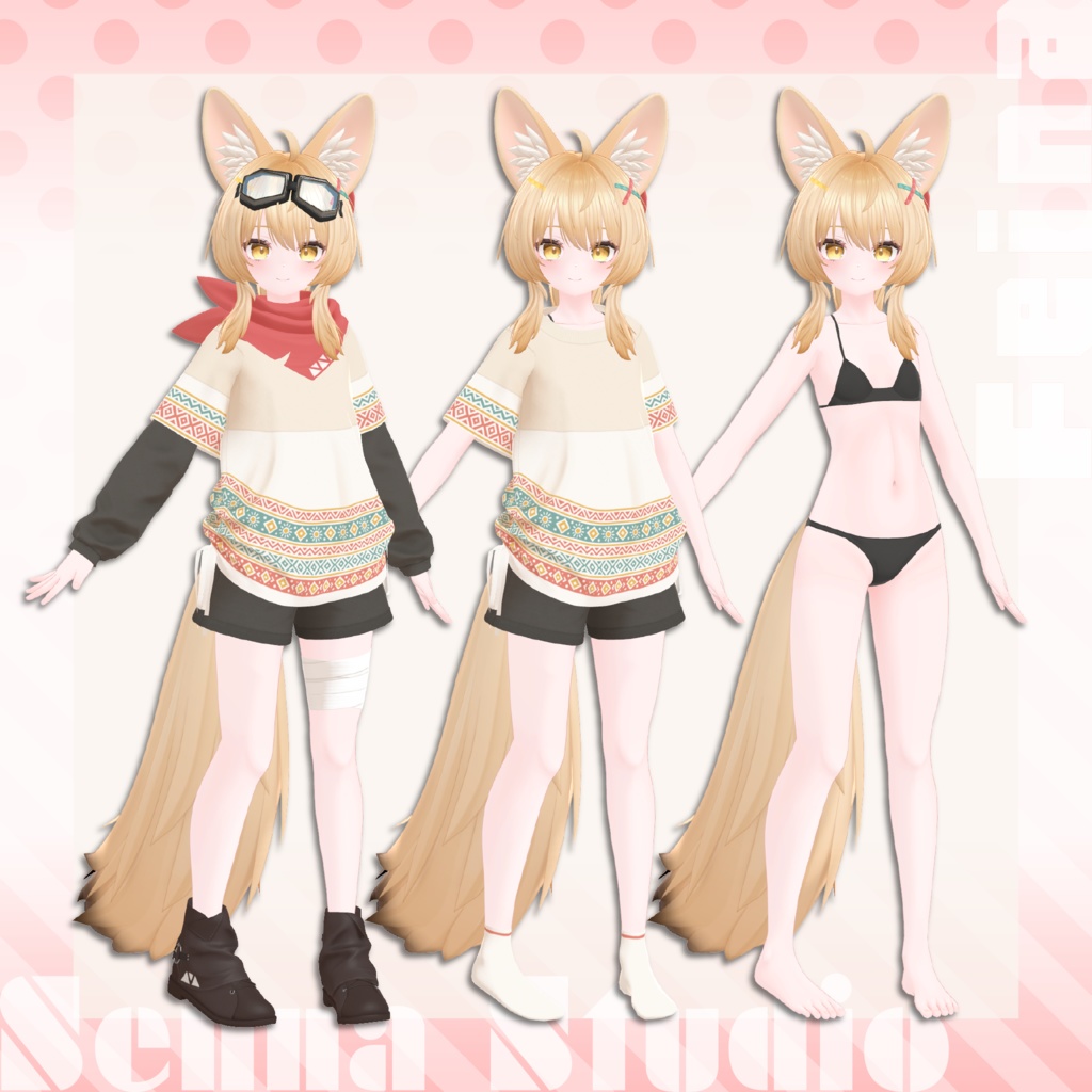 オリジナル3Dモデル - フェイナ #Feina3D