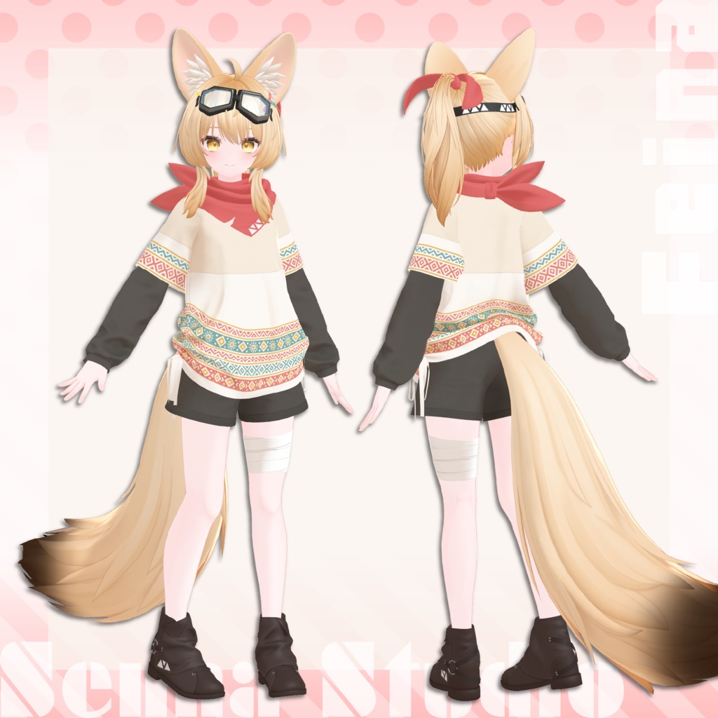 オリジナル3Dモデル - フェイナ #Feina3D