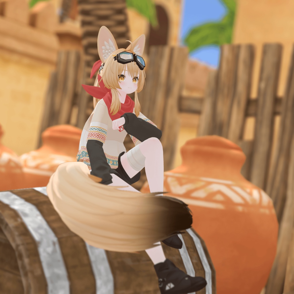 オリジナル3Dモデル - フェイナ #Feina3D