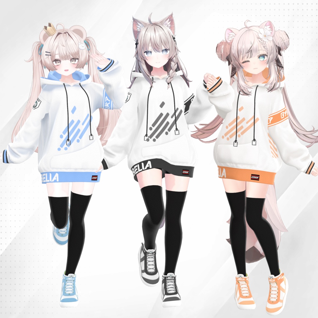 【8アバター対応】アマロちゃんパーカー