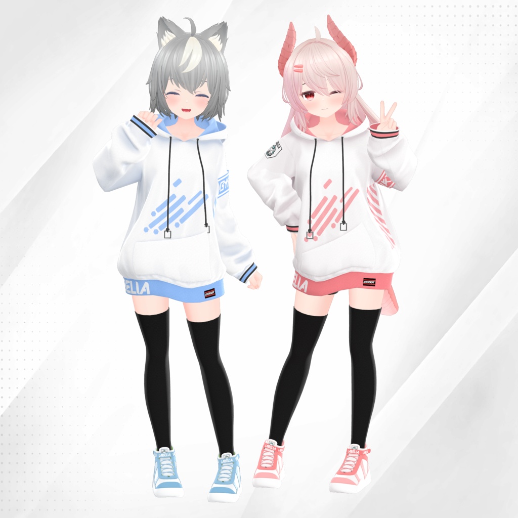 【8アバター対応】アマロちゃんパーカー