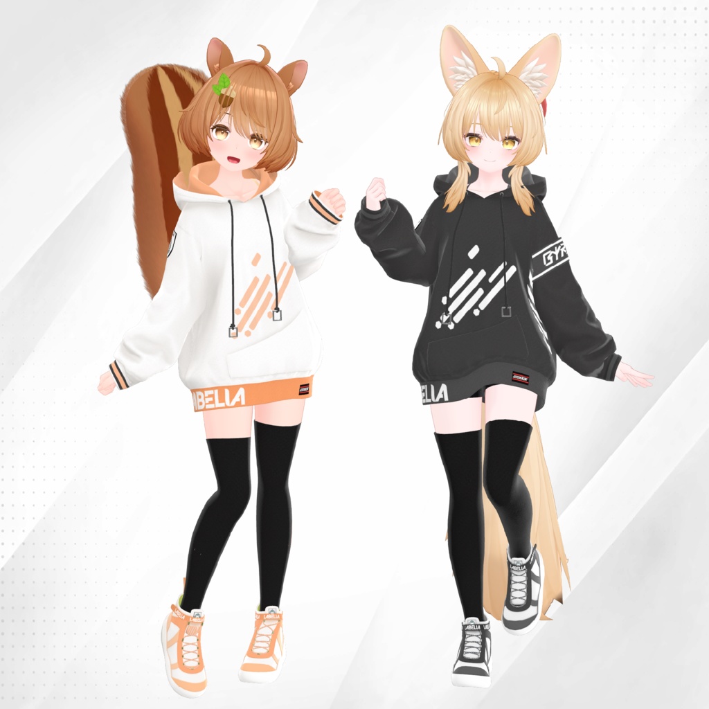 【8アバター対応】アマロちゃんパーカー