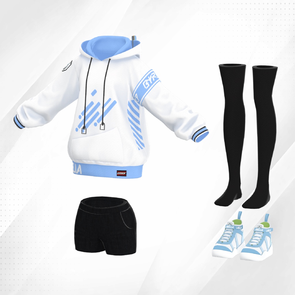 【8アバター対応】アマロちゃんパーカー