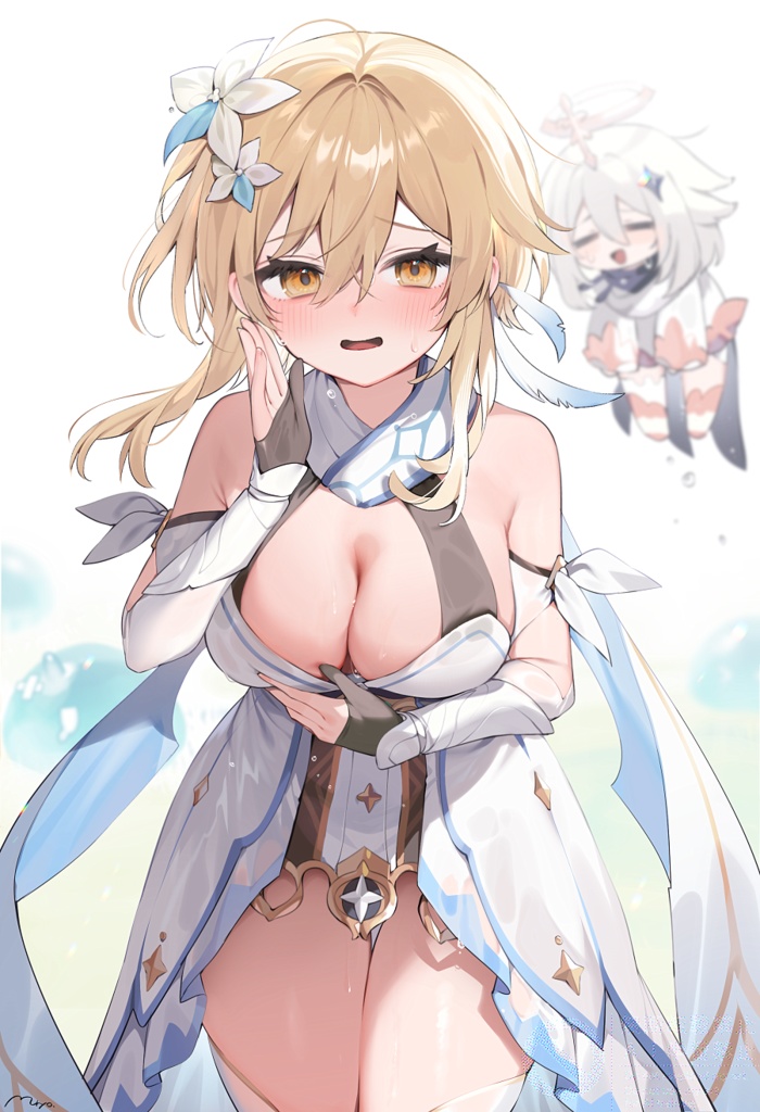 【原神】水濡れ蛍ちゃん　B2タペストリー