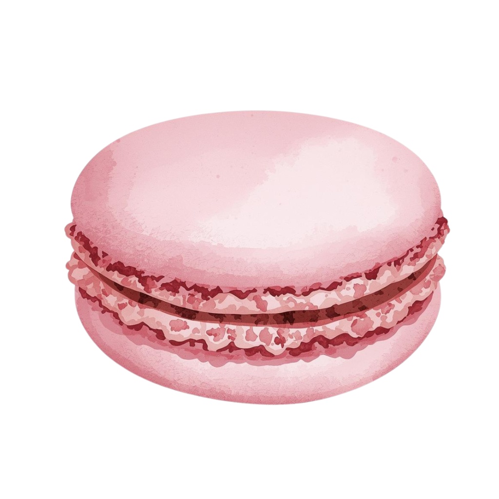 大人かわいい水彩スイーツクリップアート10点セット(PNG透過)