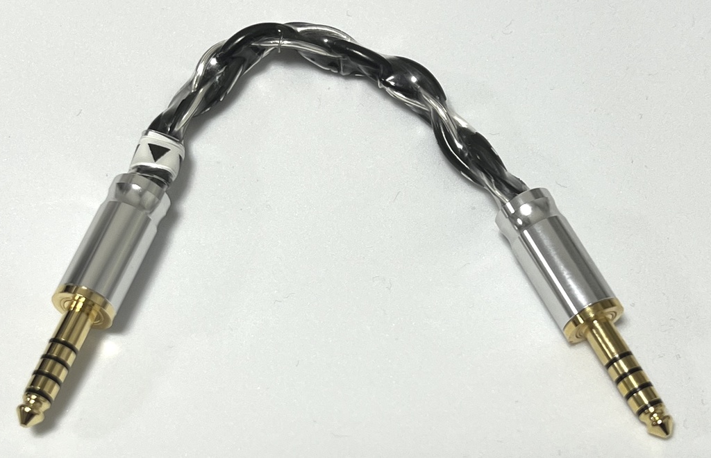 7N+純銀単線 Interconnect(4.4mm - 4.4mm)