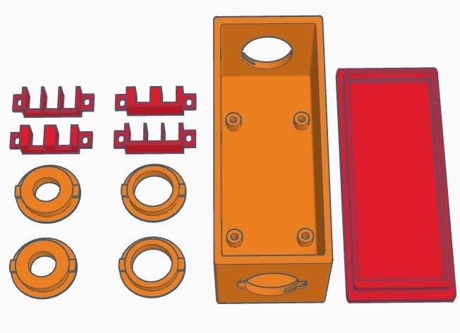 【3DP用データ】電源フィルター用ケーブルBOX