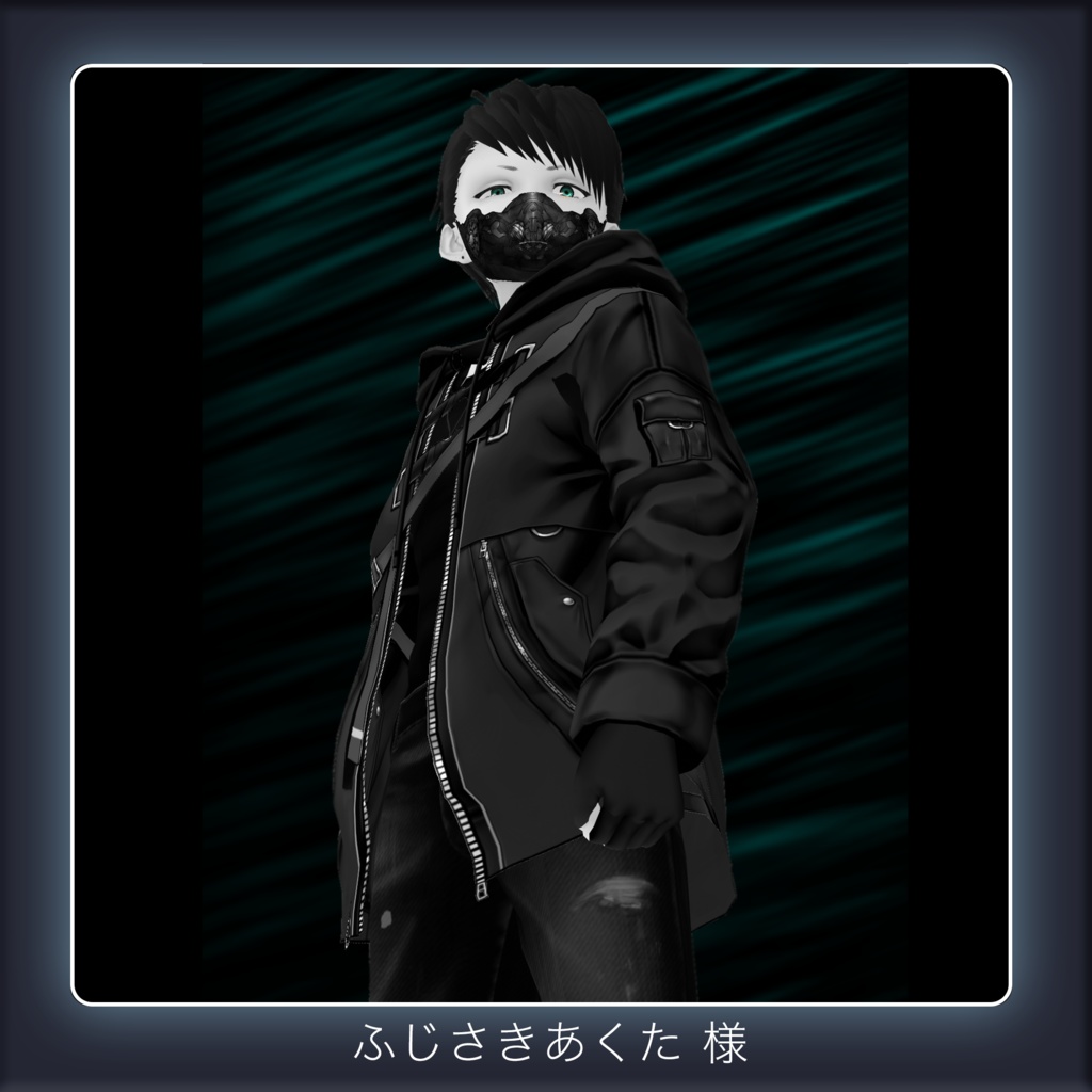 【VRoid texture 13】サイバーミリタリー