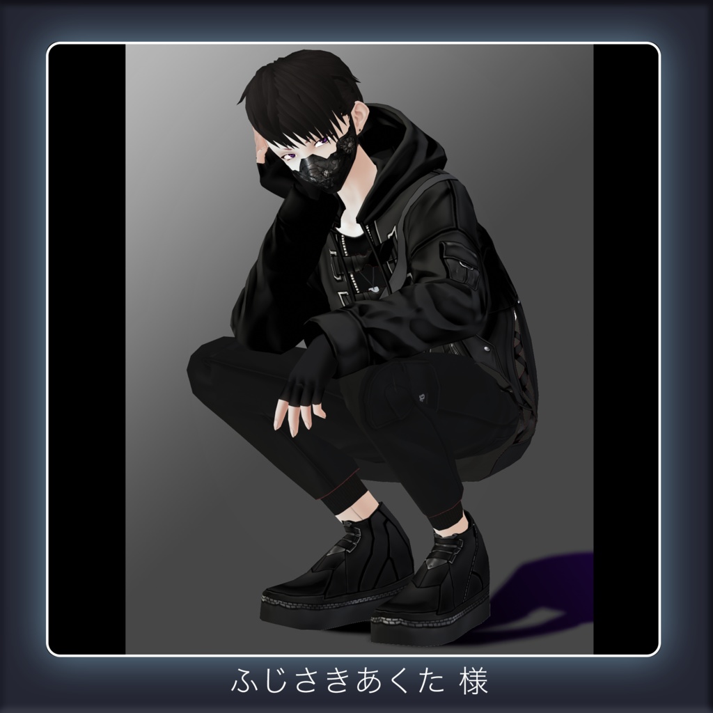 【VRoid texture 13】サイバーミリタリー