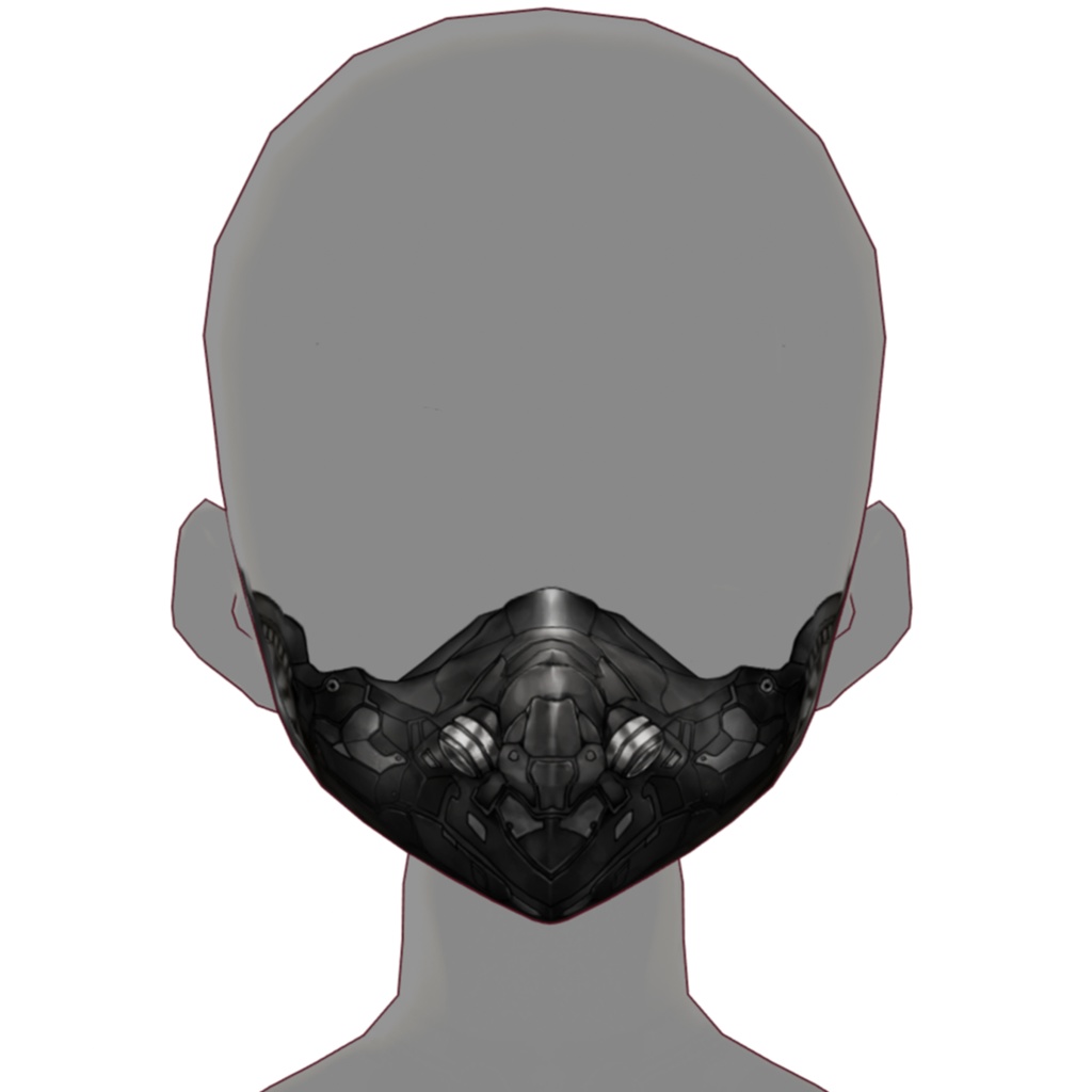 【VRoid texture 12】メカマスク