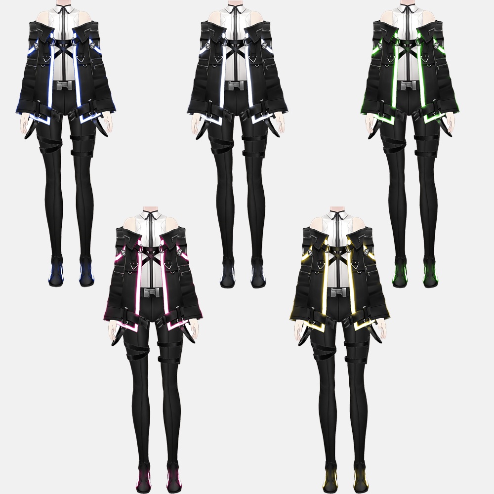 【VRoid texture 14】サイバーミリタリー2