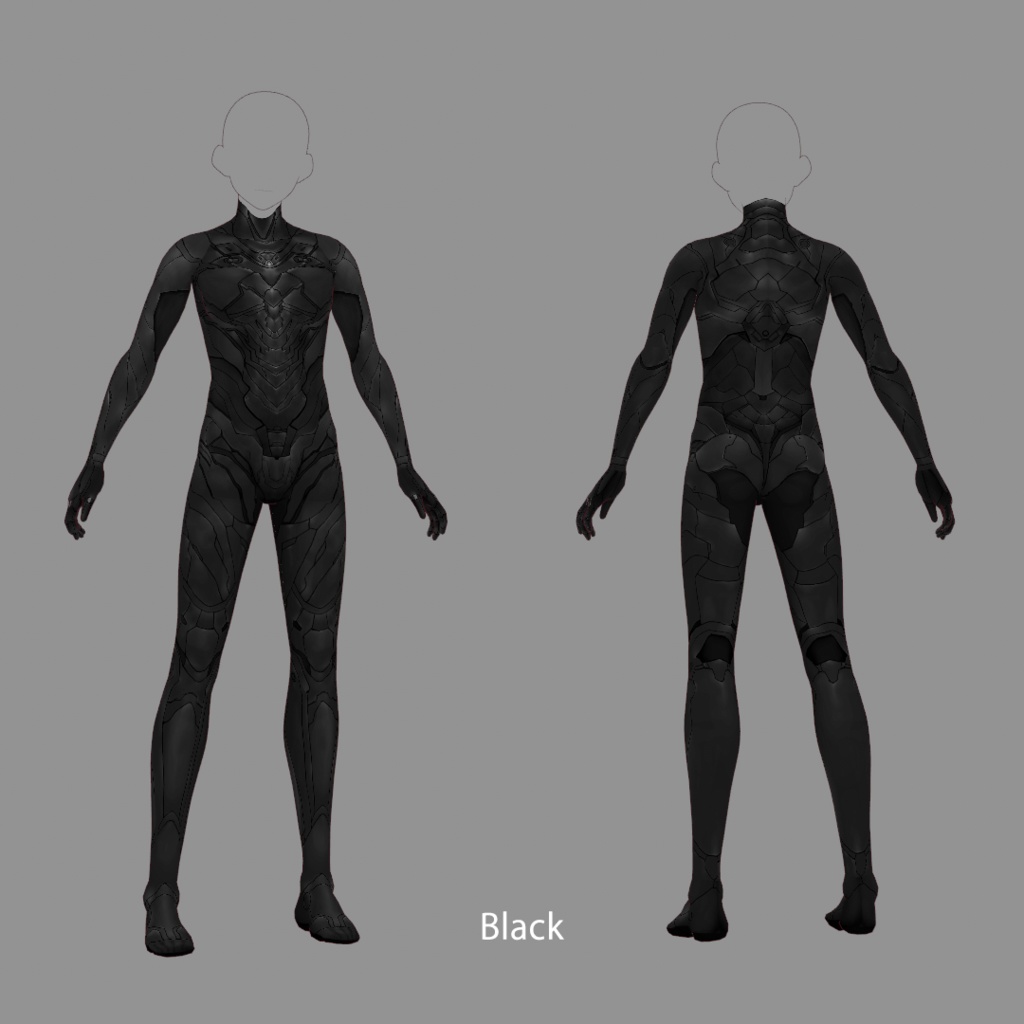 【VRoid texture 15】サイバースーツ2