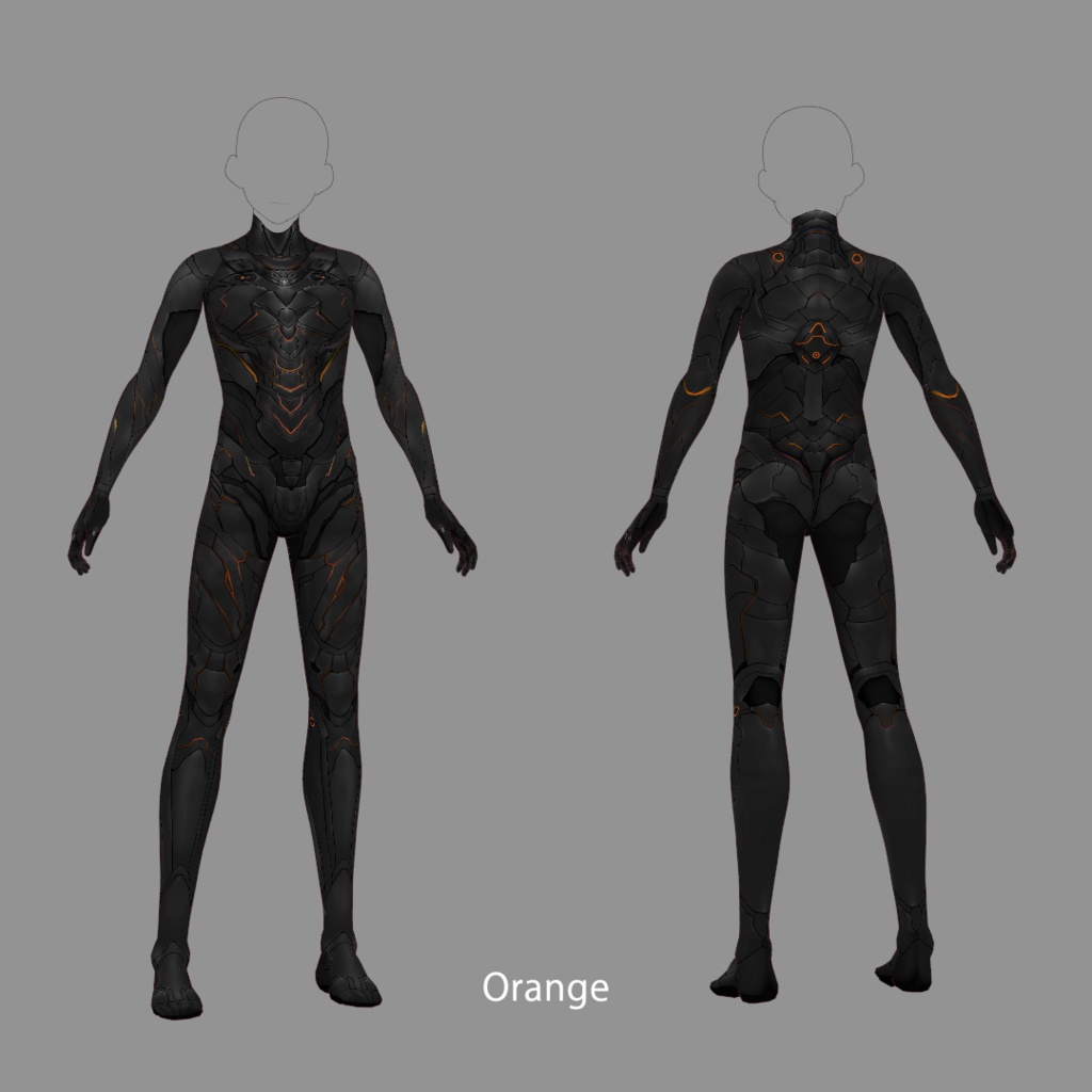 【VRoid texture 15】サイバースーツ2