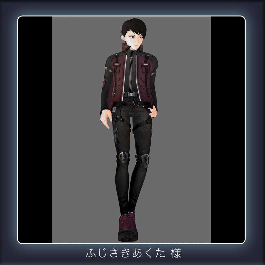 【VRoid texture 16】サイバーミリタリー3