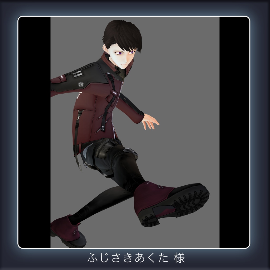 【VRoid texture 16】サイバーミリタリー3