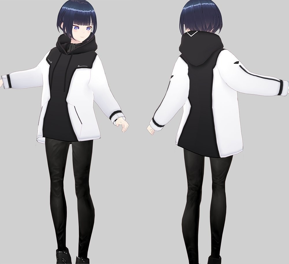 【VRoid texture 18】無料パーカー