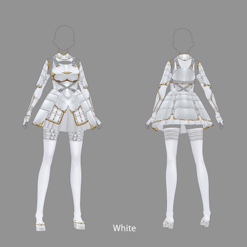 【VRoid texture 21】SAMURAI