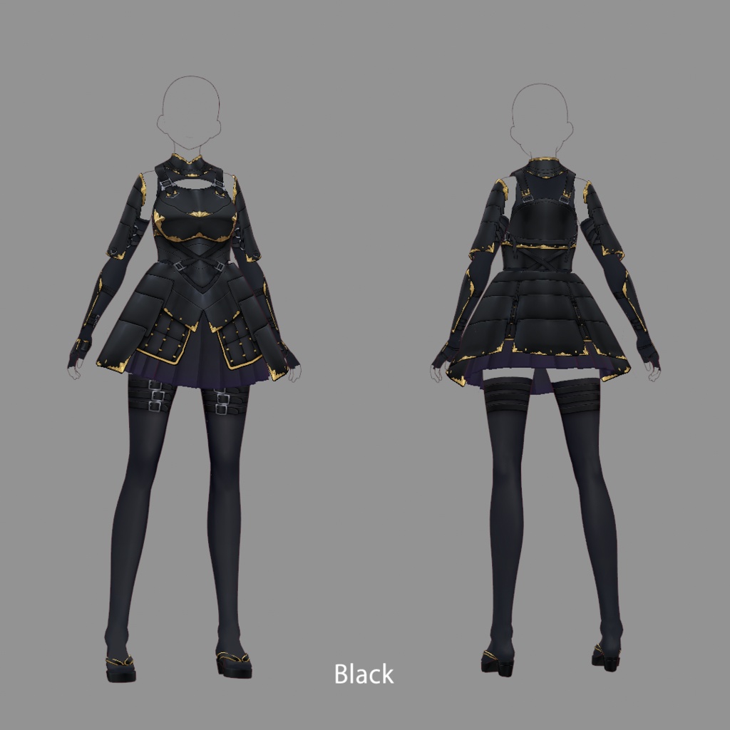 【VRoid texture 21】SAMURAI