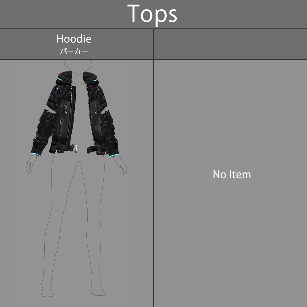 【VRoid texture 22】サイバーパンク