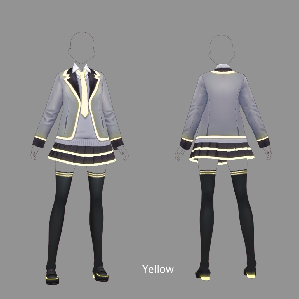 【VRoid texture24】学生服2