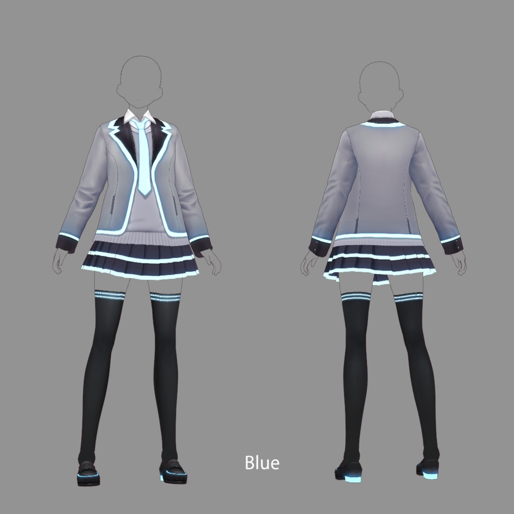 【VRoid texture24】学生服2