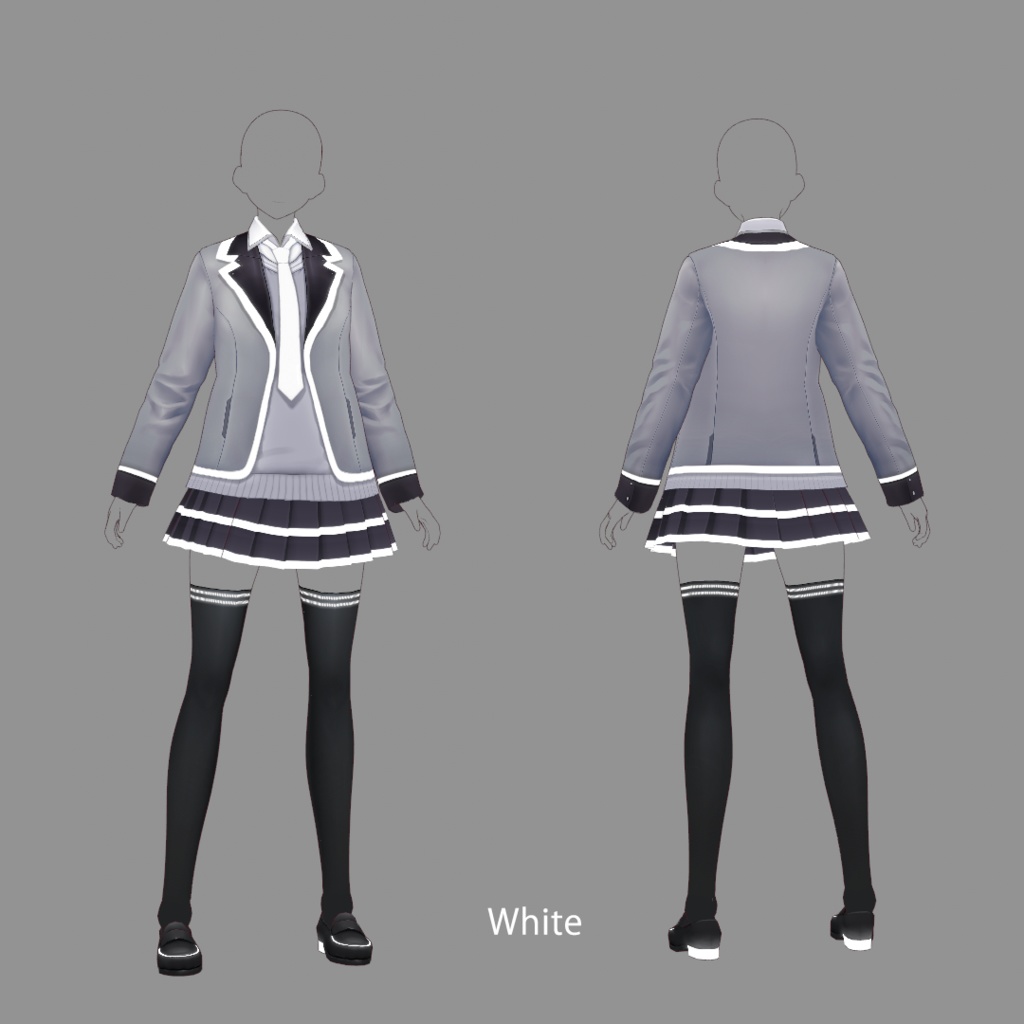 【VRoid texture24】学生服2