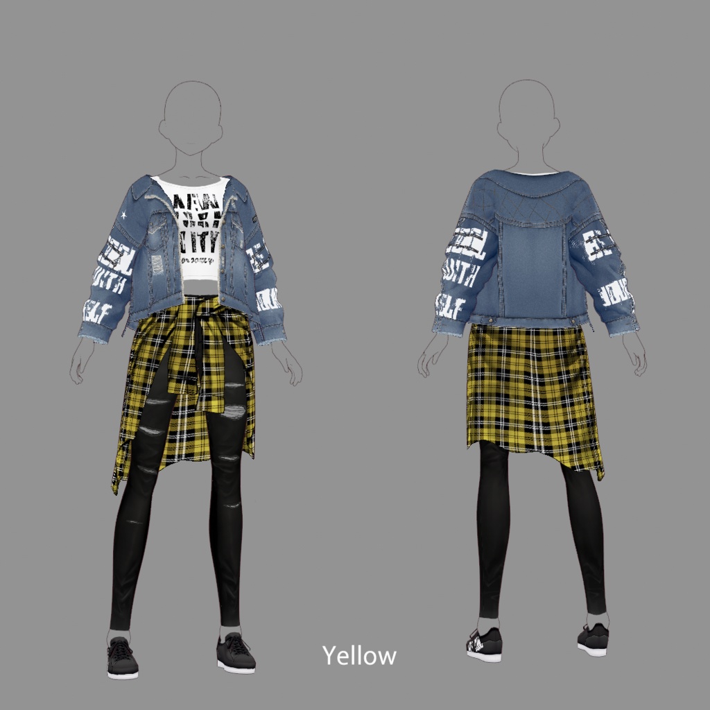 【VRoid texture 26】ストリートスタイル