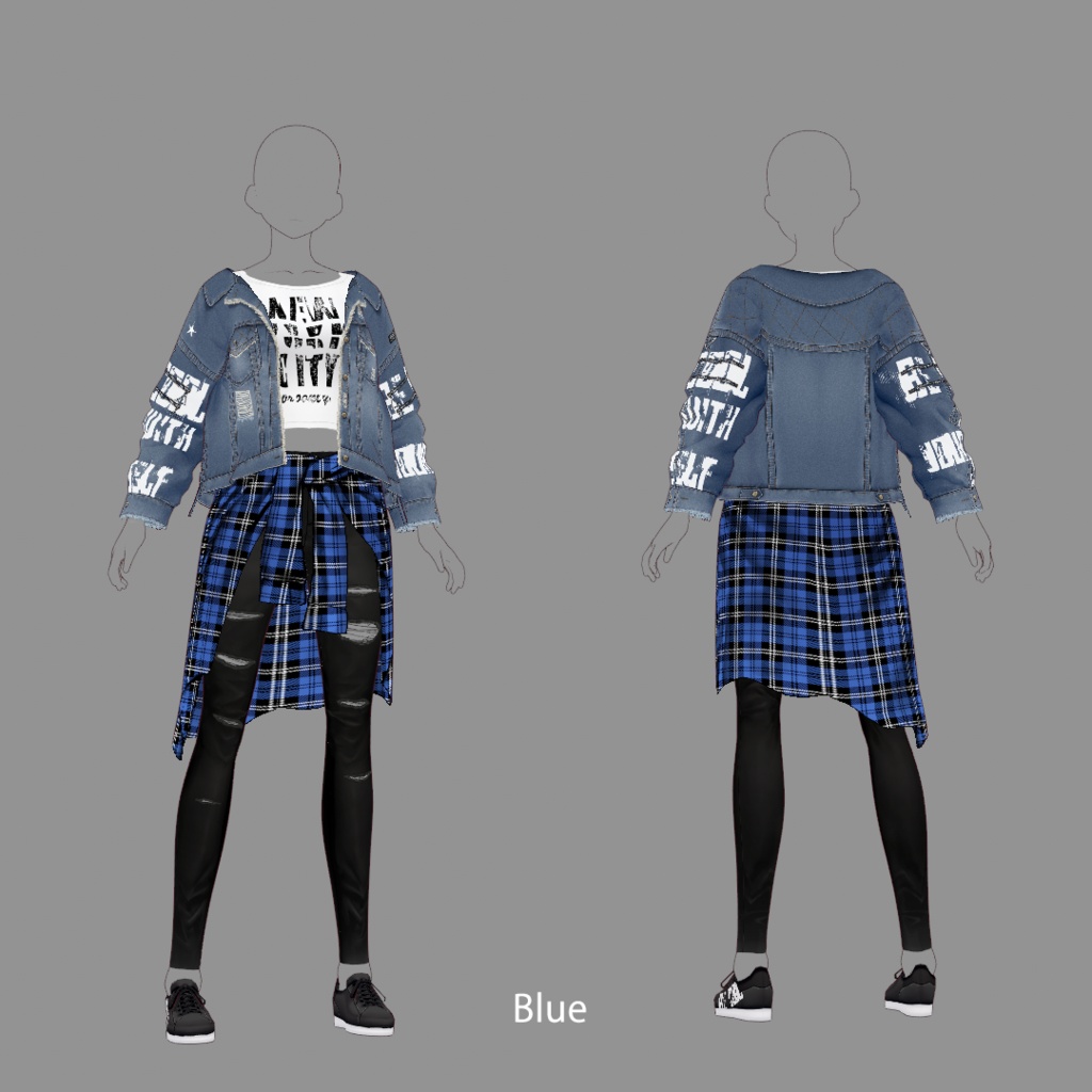 【VRoid texture 26】ストリートスタイル