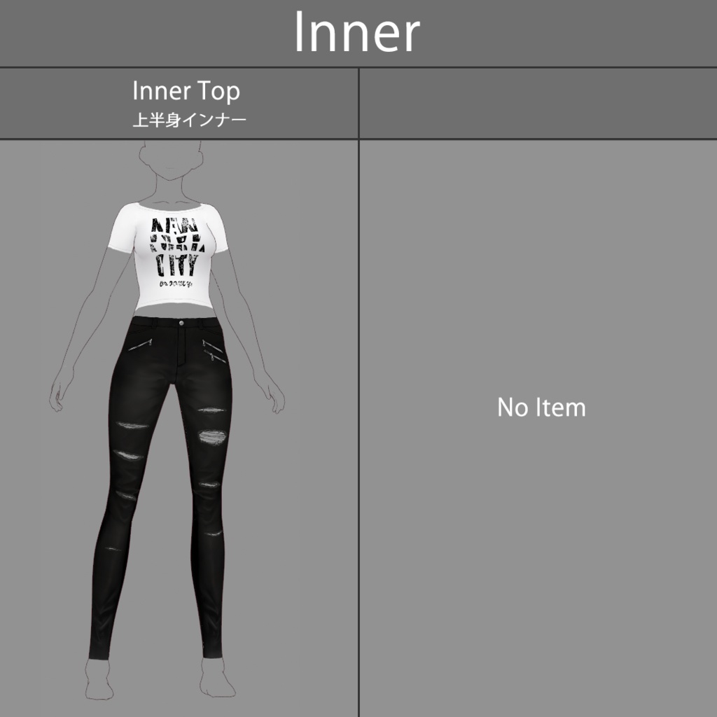 【VRoid texture 26】ストリートスタイル