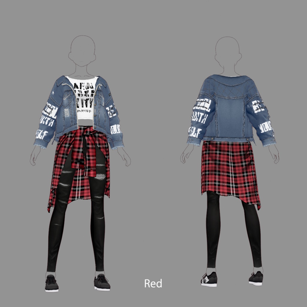 【VRoid texture 26】ストリートスタイル