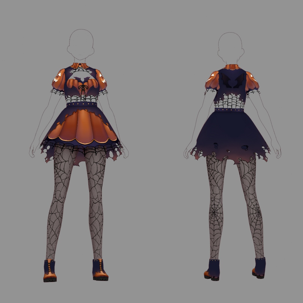 【VRoid texture 31】HALLOWEEN