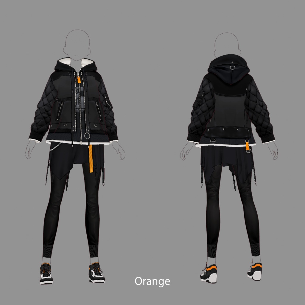 【VRoid texture 35】ストリートスタイル 2